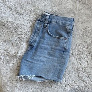 Agolde Denim Blue Jean Shorts
